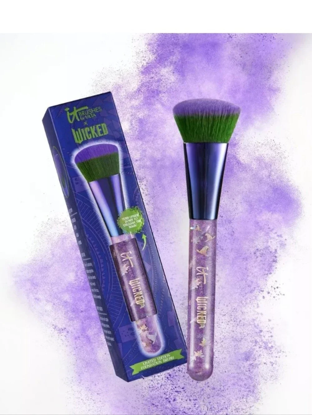 It Cosmetics X Wicked Limited Edition Elphaba Foundation Brush